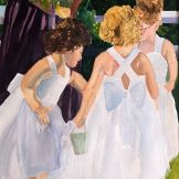 Joyce Stewart ~ Cousins ~ Watercolor